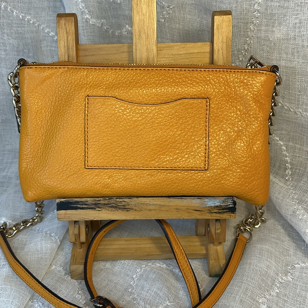 Coach crossbody shoulder chain strap leather bag - Picture 8 of 13